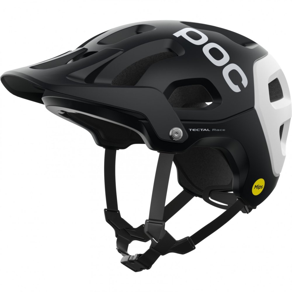 POC Casco - Tectal Race MIPS Uranium Black/Hydrogen White Matt
