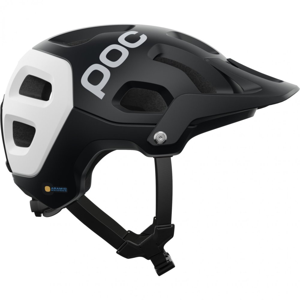 POC Casco - Tectal Race MIPS Uranium Black/Hydrogen White Matt