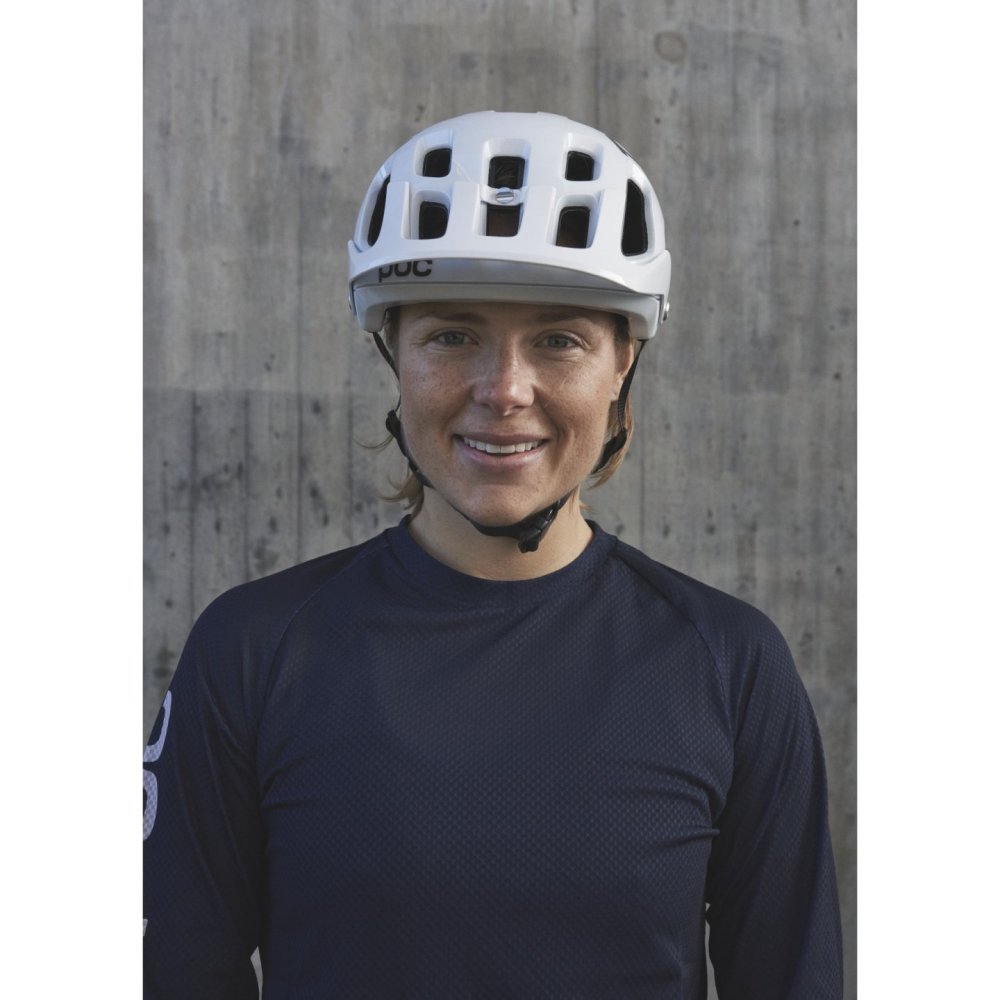 POC Casco - Tectal Race MIPS Argentite Silver/Uranium Black Matt
