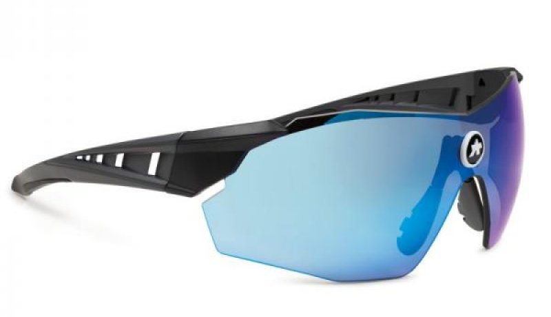 Occhiali da Ciclismo ASSOS Skharab Neptune Blue - Protezione e Visione Superiore