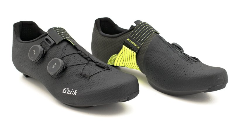 FIZIK SCARPE VENTO STABILITA CARBON BLK YELLOW FLUO NR44